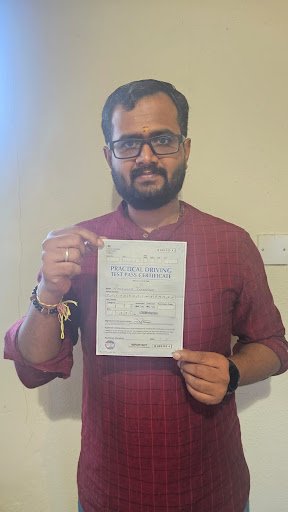 Excel Driving School student pass success